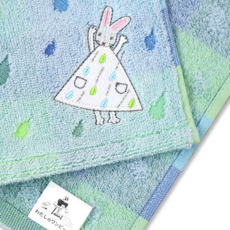 タオルハンカチ わたしのワンピース 雨模様