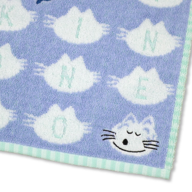 タオルハンカチ 11ぴきのねこ アルファベット