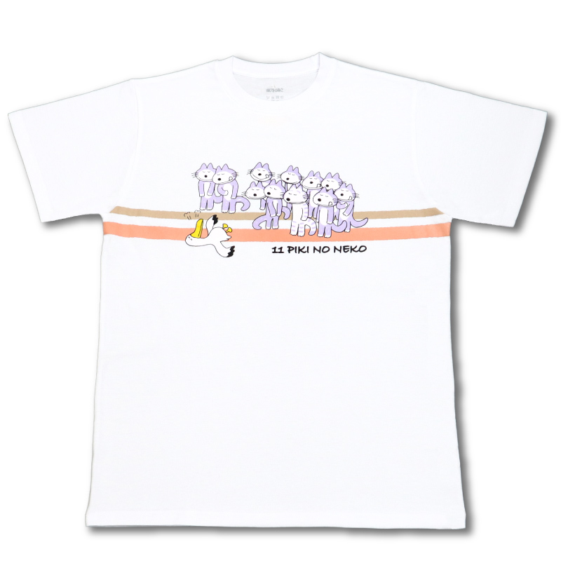 11ぴきのねこTシャツ 鳥の丸焼き(大人用Lサイズ)
