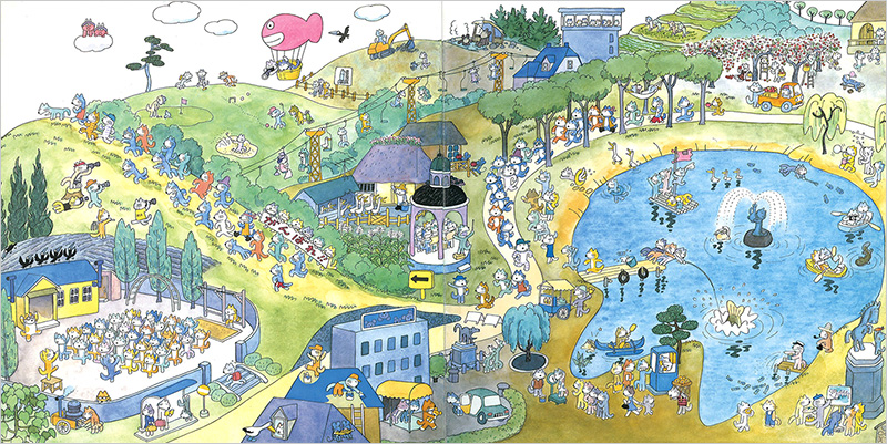 絵巻えほん　11ぴきのねこマラソン大会