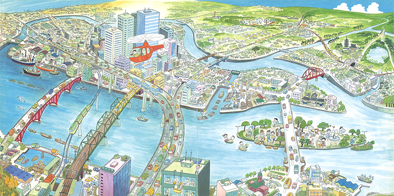 絵巻えほん　川
